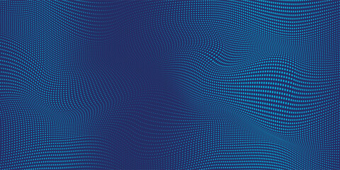 Fototapeta premium Modern dot abstract vector design background.