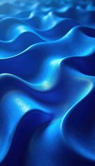 Obraz premium wavy lines in shades of blue, waves, lines