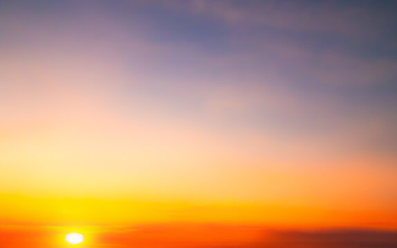 Sky sunset evening background sunrise dusk cloud dramatic orange twilight red warm sunny dawn sunshine romantic calm nature, cloudscape summer autumn spring scene, environment ecosystem energy.