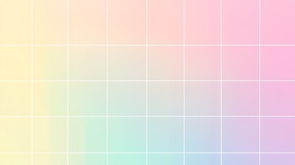 Pastel Gradient Grid Abstract Background Design