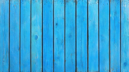 Vertical Blue Painted Wooden Planks Background Texture