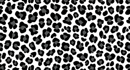 white Leopard spots pattern background texture, dots, cheetah, animals, design, Generative AI  same

