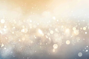 Silver pastel lights with a bokeh effect background abstract blurred.