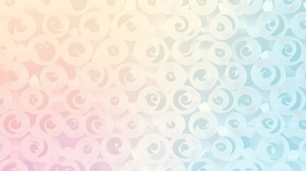 Pastel Rolled Paper Swirls Abstract Background