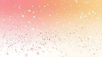 Abstract Pink and Orange Dotted Background