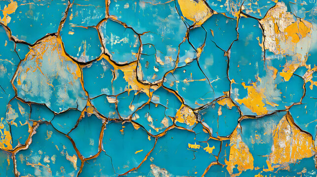 Set of realistic cracks on dry paint surface isolated on transparent background. Vector illustration of weathered wall, antique building facade, abstract damaged coating, grungy texture, worn enamel
