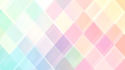 Pastel Diamond Pattern Abstract Background Design