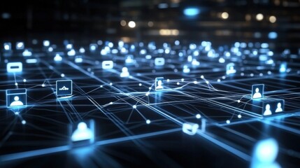 Obraz premium Understanding Customer Segments via Digital Boards and Avatars
