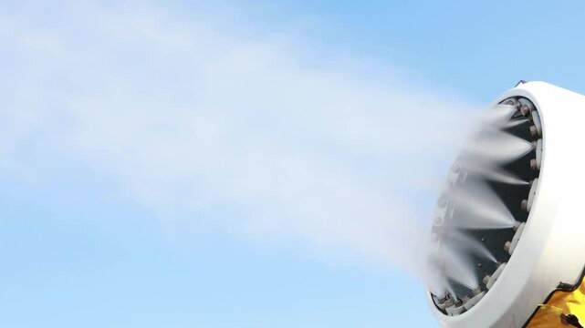 Advanced snowmaking technology transforms the winter landscape by producing fresh artificial snow using automated machines that prioritize sustainability. Experience the beauty of winter