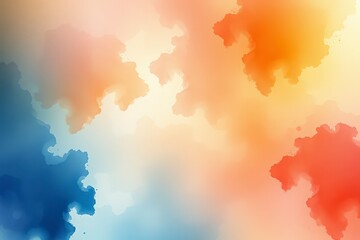 Watercolor texture in harmonious tones