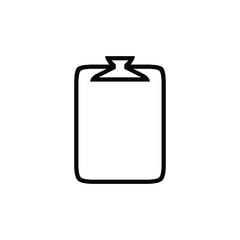 Clipboard icon. Clipboard outline icons.