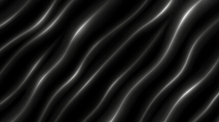 Obraz premium Abstract Gradient Wave Pattern in Monochrome Tones Elegant Dark and Light Shades Dynamic Visual Art