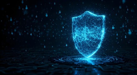 Cerradura digital de ciberseguridad futurista con concepto de protecci&oacute;n de datos