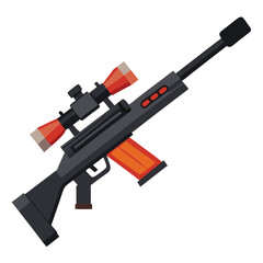 sniper vector image 