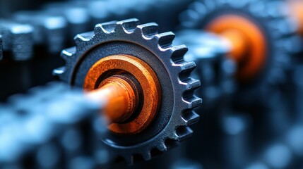Precise Interlocking Gears: A Symphony of Industrial Mechanics