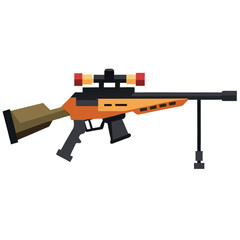 sniper vector image 