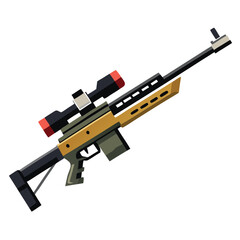 sniper vector image 