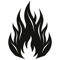 vector of a burning flames