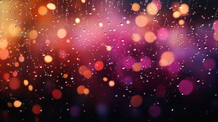 Condensation water drops on transparent background. Rain droplets with light reflection on window or glass surface, abstract wet texture, pure aqua blobs pattern, Realistic 3d vector illustration