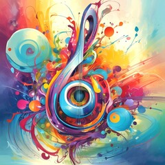 Illustration of sound background.