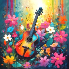 Illustration of sound background.