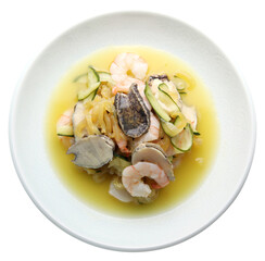 Jeobuk naengchae, Korean Abalone and Seafood Cold Salad