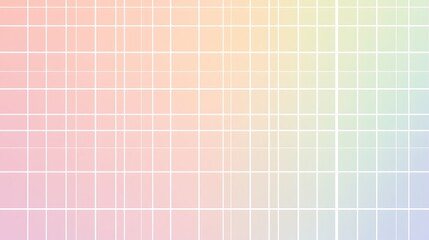 Fototapeta premium Pastel Grid Pattern Soft Color Gradient Background