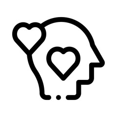 life coaching line icon