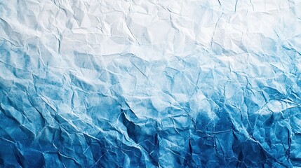 Obraz premium Crumpled Blue Paper Texture Background (6)
