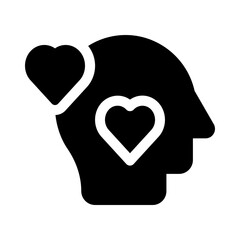 life coaching glyph icon