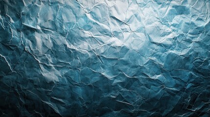 Obraz premium Crumpled blue paper texture background (13)
