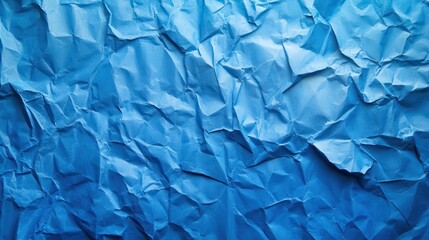 Obraz premium Crumpled blue paper texture background (24)