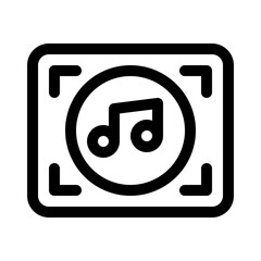 music skills line icon