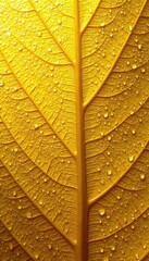 Obraz premium Yellow gold leaf texture for background , metallic textures, golden backgrounds, interior design elements