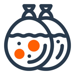 Water Balloons for Holi Filled with Bright Festive Colors