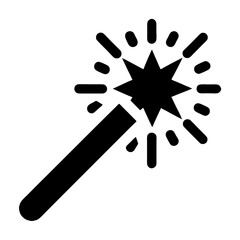 sparkler effects icon vector illustration on white