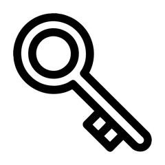 key icon, logo vector illustration