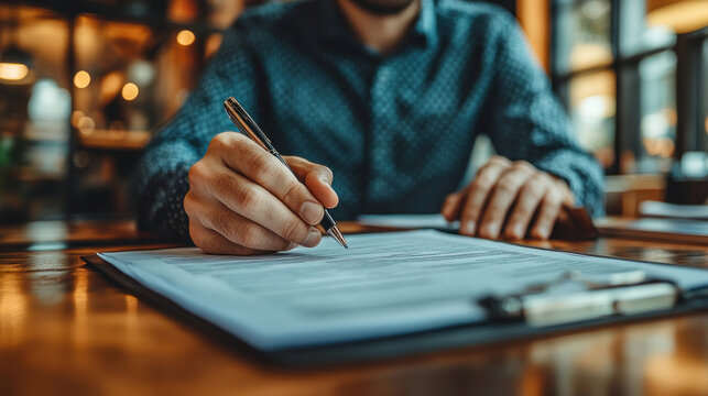 Job interview setting with a candidate presenting a portfolio to an attentive recruiter
