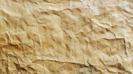 Crumpled brown paper texture background (53)