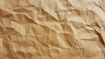 Obraz premium Crumpled brown paper texture background (62)