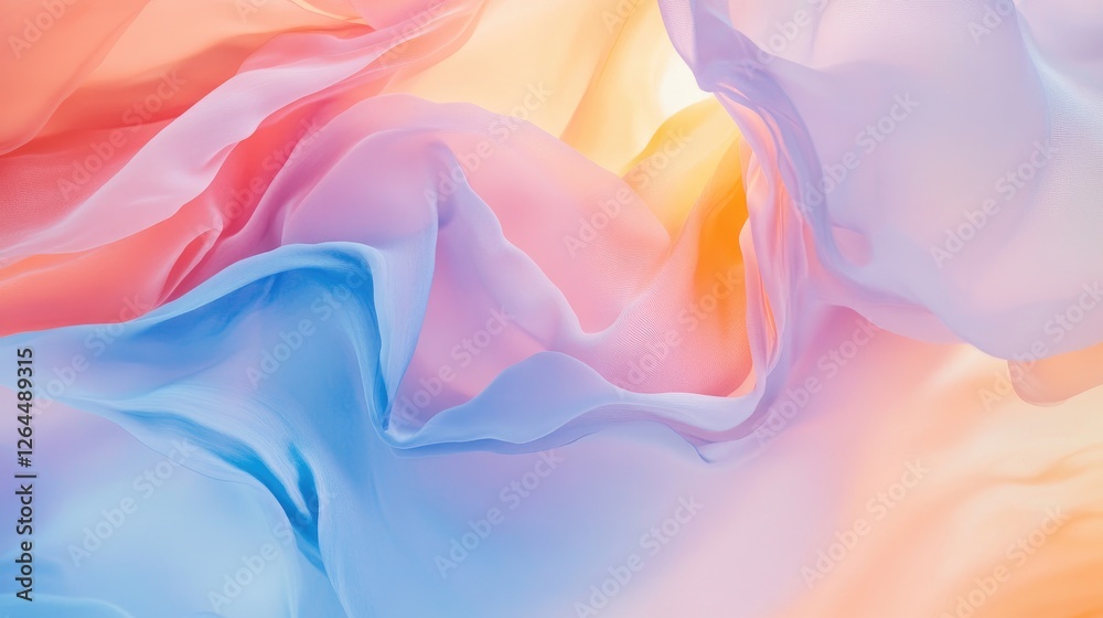 Poster a minimalist abstract background with subtle gradients and soft pastels, offering a clean and sophis