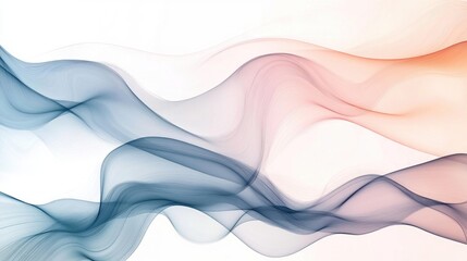 Obraz premium A serene abstract background with flowing lines and muted tones, evoking a sense of tranquility and elegance for a refined and stylish appearance.