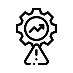 risk management line icon