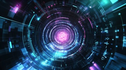 Obraz premium Abstract technology background