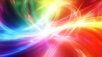 A vibrant abstract background with swirling neon colors and smooth gradients, creating a dynamic and energetic visual effect for modern design.