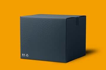 Obraz premium Cardboard box, packaging design