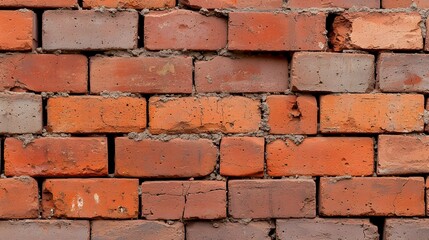Obraz premium Red Brick Wall Texture Background