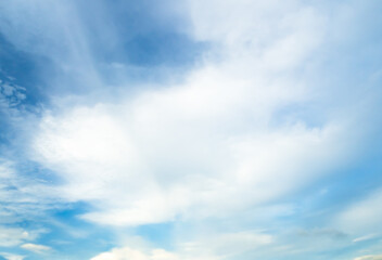 Obraz premium Sky cloud background blue skyline summer white cloudy clear nature spring winter landscape weather sunshine horizon air light eco system wallpaper environment suny pattern backdrop fluffy season