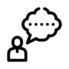 innovation mindset line icon