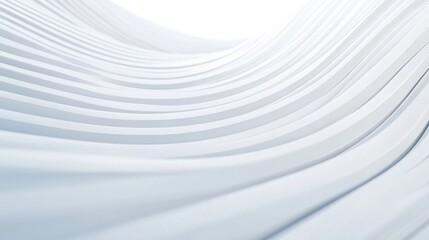 Obraz premium Modern white background with thin blue lines forming an abstract wave pattern, creating a sleek and refined aesthetic for business use